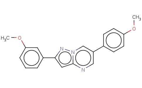 2-(3-METHOXYPHENYL)-6-(4-METHOXYPHENYL)PYRAZOLO[1,5-A]PYRIMIDINE